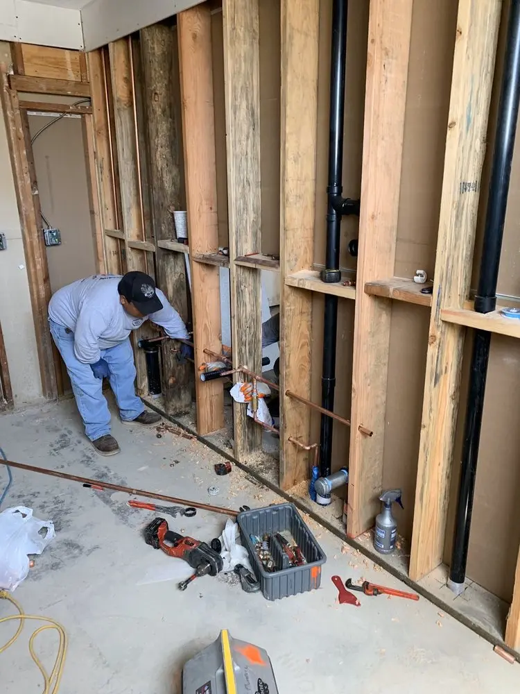 Commercial rough-in plumbing for Gas Line Repair in Plumstead